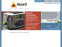 Tablet Screenshot of hazardcreative.com
